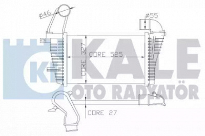 KALE OTO RADYATOR 345900 -  Интеркулер